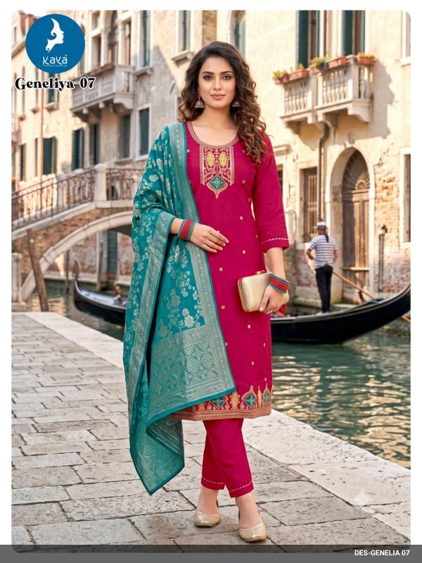 Kaya genelia printed kurtis wholesalers